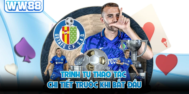 Trình tự thao tác chi tiết trước khi bắt đầu